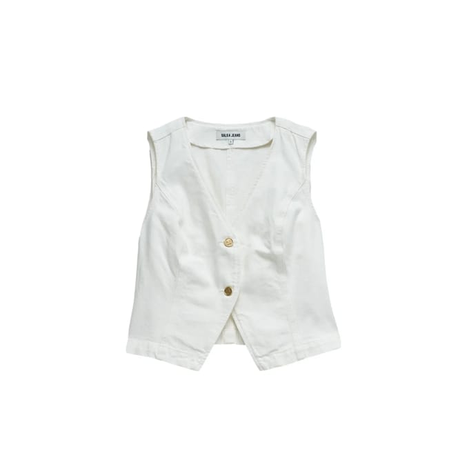 Dames gilet van denim Salsa Jeans