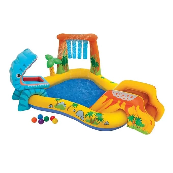 INTEX Opblaaszwembad Dinosaur Play Center 249x191x109 cm 57444NP