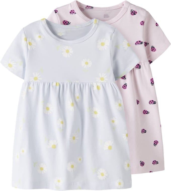 NAME IT - NBFVANDORA 2P SS DRESS BOX Meisjes Jurk