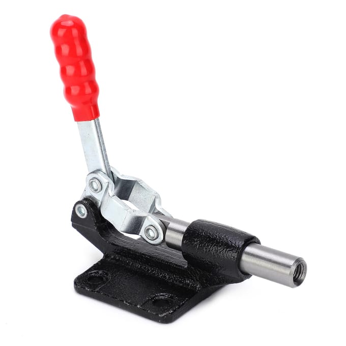 Lasklem Knevelklem Horizontale Fixtuur Slag Duw Trek Snelontgrendeling Handgereedschap GH304CM black