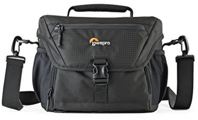 Compacte camera schoudertas met snelle toegang