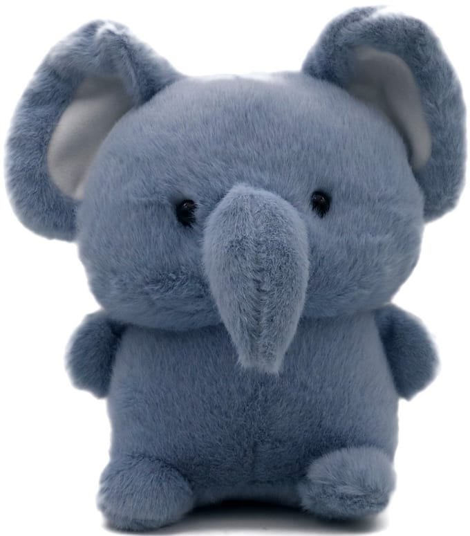 Pluche knuffel - olifant - 20 cm