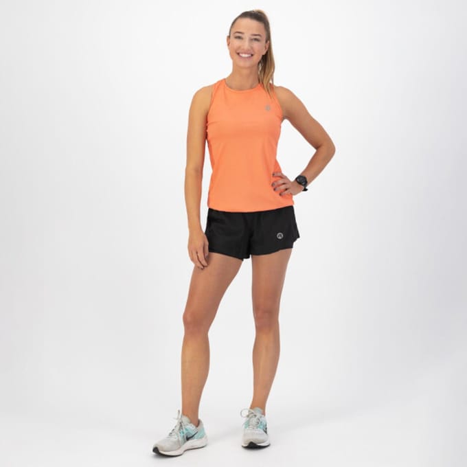Rogelli Core Hardloopsinglet Dames - Koraal - S