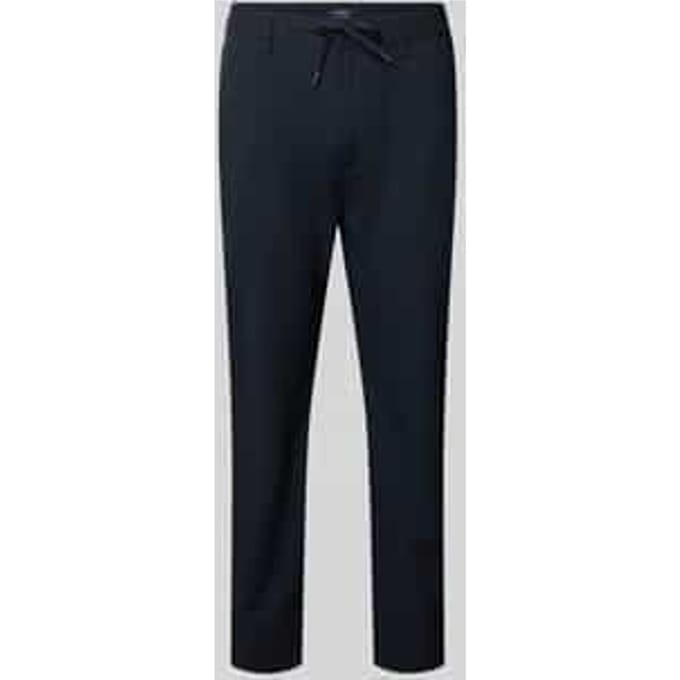 Stoffen broek met elastische band en tunnelkoord