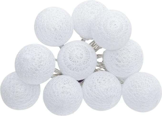 Lichtslinger ballen LED op batterij 150 cm
