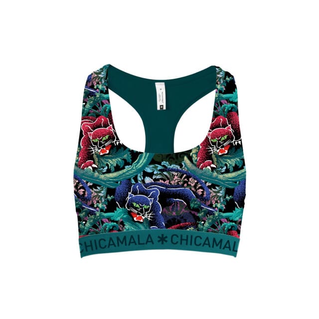 Chicamala Dames BH – 1 Pack – 95% Katoen – Ademend – Onderbroeken Dames – Racerback Top – Normale Lengte
