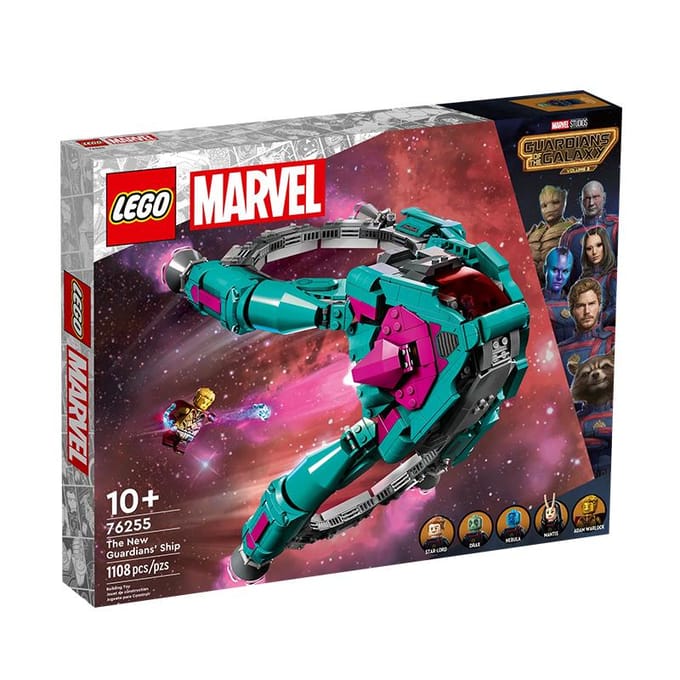 LEGO Marvel Het schip van de nieuwe Guardians of the Galaxy Constructie Speelgoed Set - 76255