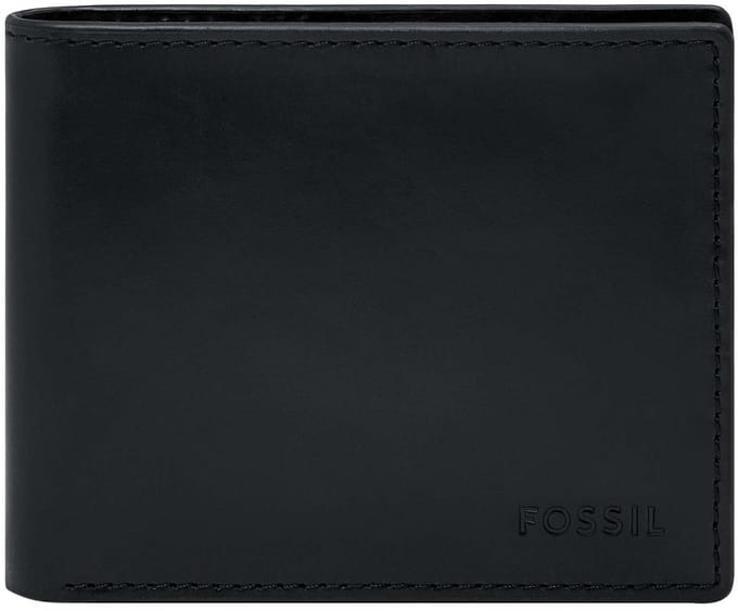 FOSSIL Kaarthoes Derrick RFID Bifold Black Zwart