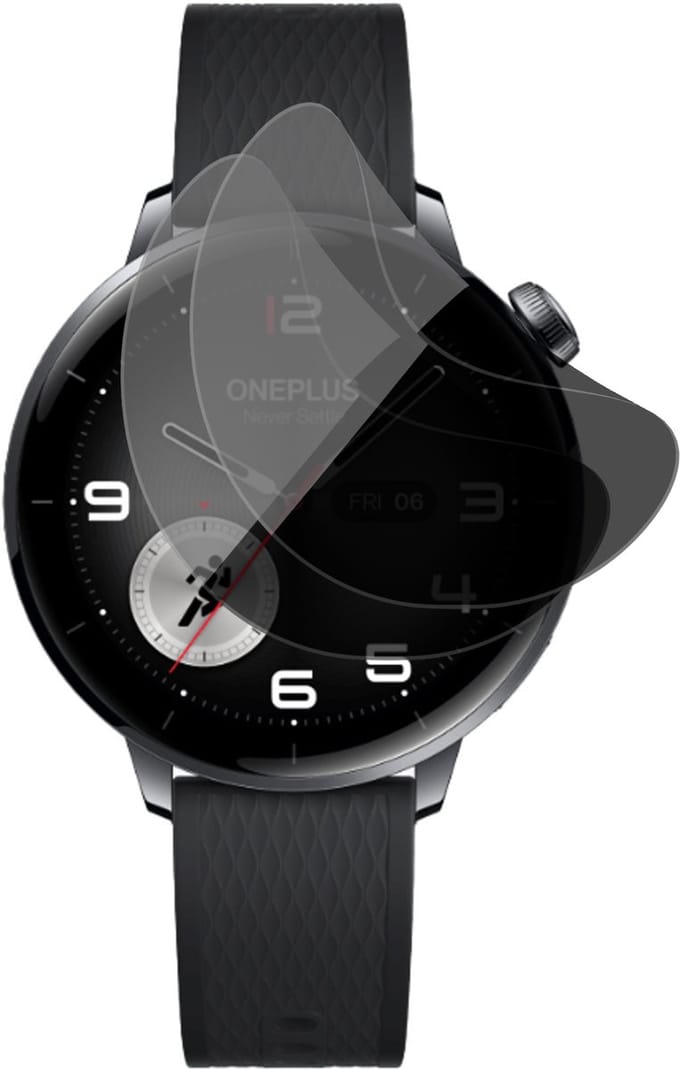 Privacy Screenprotector geschikt voor OnePlus Watch 3 43mm - 2x FlexGuard Screen Protector