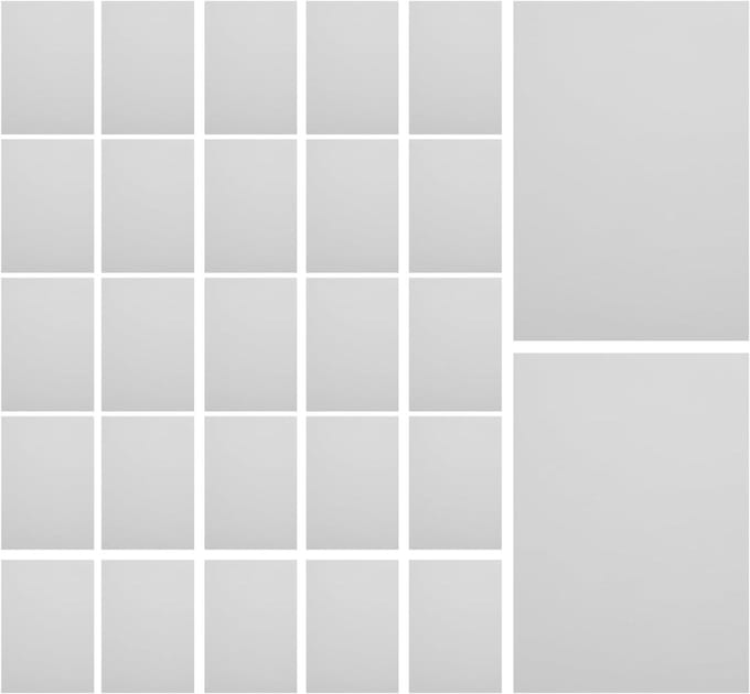 Puzzel Lijmvellen - Puzzel Bewaarvellen - Puzzels Bewaren - Eenvoudig Pellen - 10 vellen - Wit