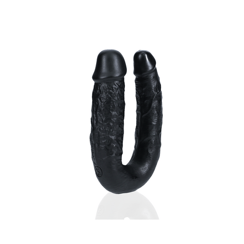 U Shaped Double Dildo 5" / 12,7 cm - Black