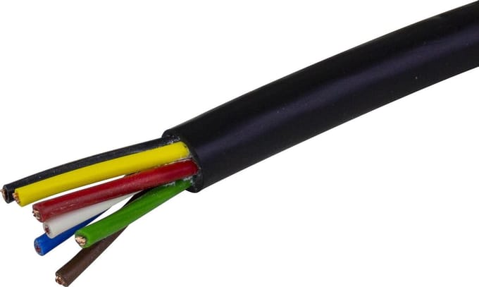 Elektrokabel 7x1mm², Rol 100 meter