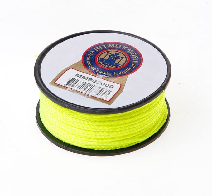 Metselmeisje Schietloodkoord fluoriserend groen 1.3mm x 50 meter