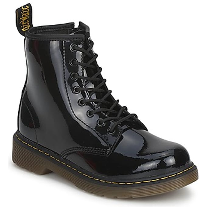 Dr. Martens  Laarzen JR BLACK PATENT LAMPER