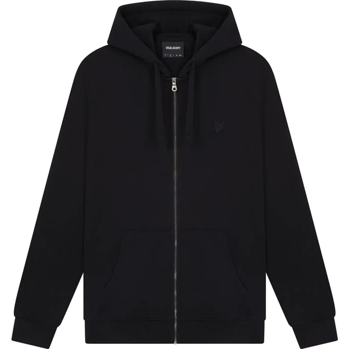 Lyle & Scott Hoodies Zip Through Hoodie Zwart