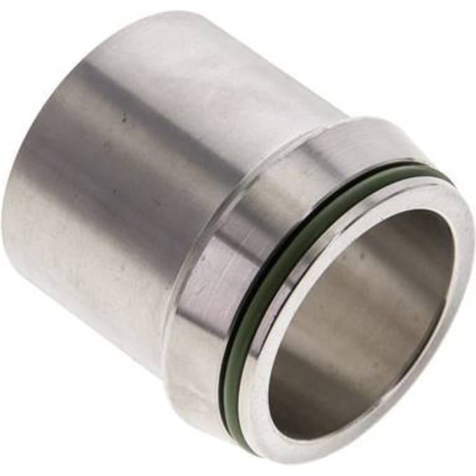 42x4mm RVS Rechte met Lasverbinding 160bar FKM O-ring ISO 8434-1