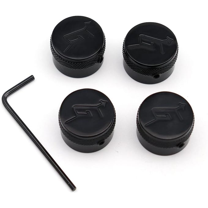 4 Stuks Gretsch “G” Logo Knop Met Pijl Bediening black