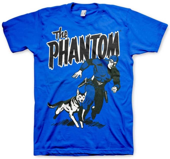 The Phantom Heren Tshirt -S- Phantom And Devil Blauw