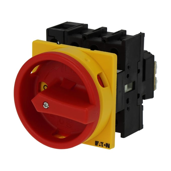 Eaton P1-40/EA/SVB/N Nokkenschakelaar Uitschakelbaar, Met NOT-AUS schakelaar 40 A 690 V 1 x 90 ° Geel, Rood 1 stuk(s) Piece