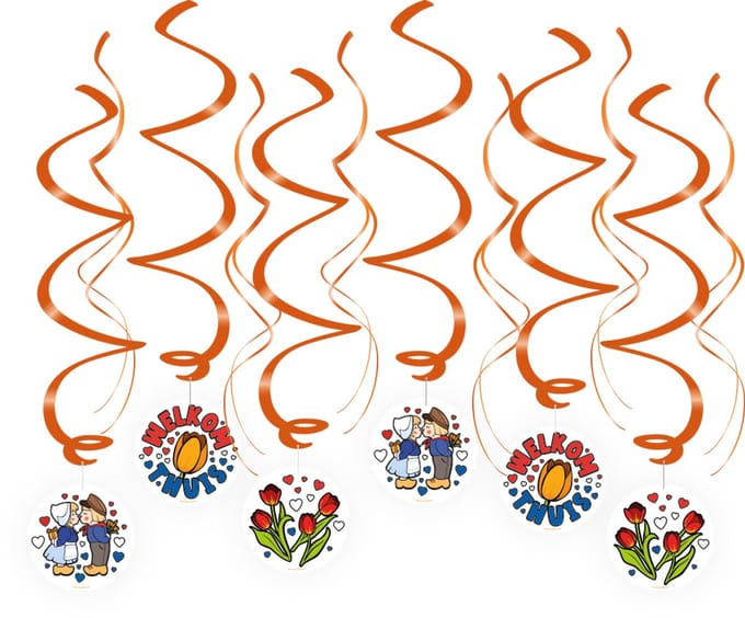 Feestversiering | Swirl Decorations | Welkom thuis | Lengte: 70cm