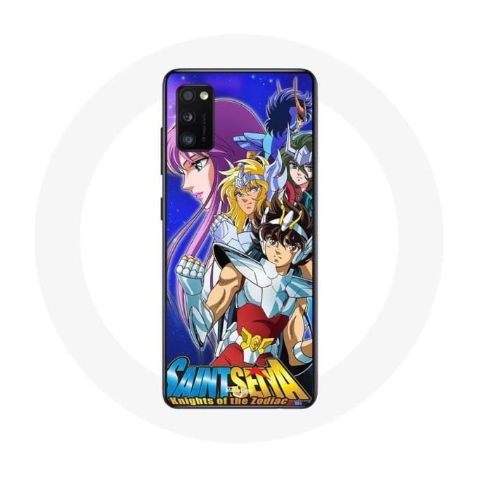 Coque - Maniacase - Samsung Galaxy S20 - Les Chevaliers du Zodiaque - Souple - Noir noir