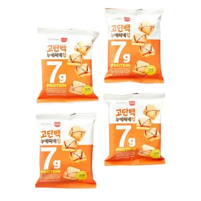 Protein Bakery High Protein Nunezine Chips Snack Sucré Croquant 55g x 4 Paquets
