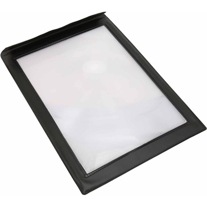 Loupe de poche rectangulaire pour personnes âgées, idéale pour la lecture de livres