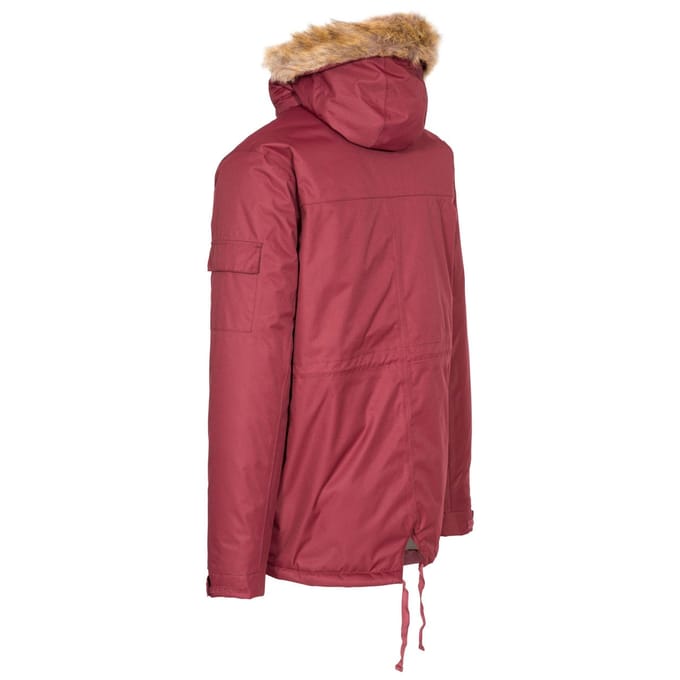 Trespass - Heren Mount Bear Parka Jas (Rood)