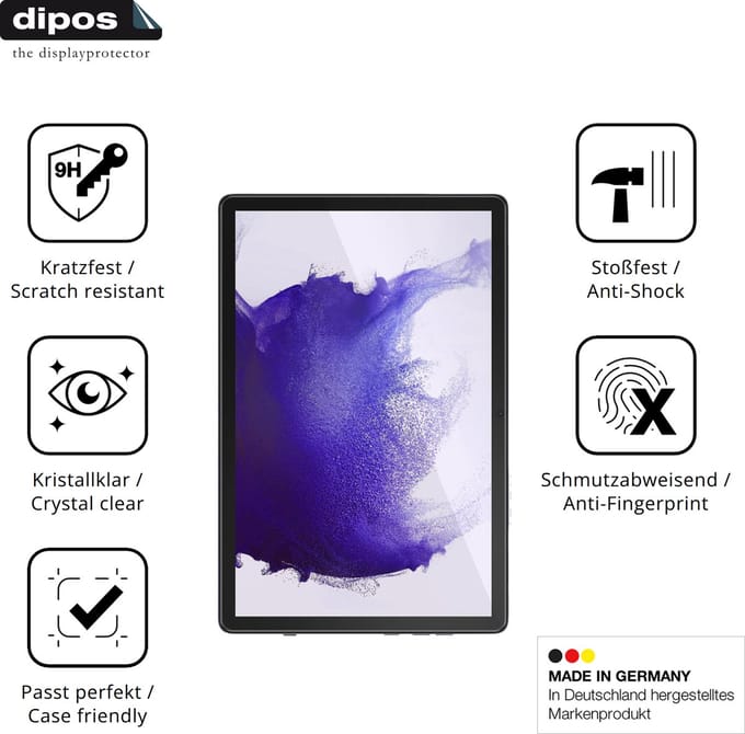 dipos – 2x Pantserfolie geschikt voor VASOUN L10 | 9H Screenprotector