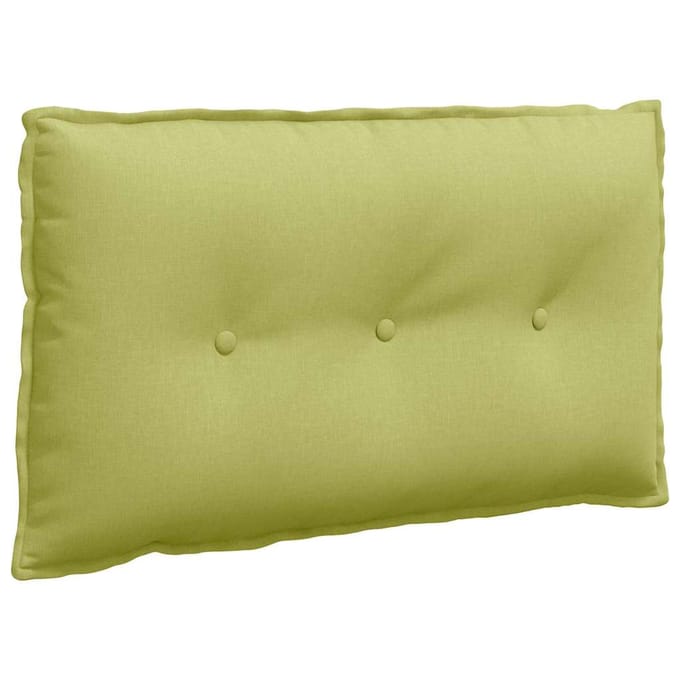 vidaXL - Rugkussen - Lichtgroen - 80 - x - 50 - x - 19 - cm - Stof