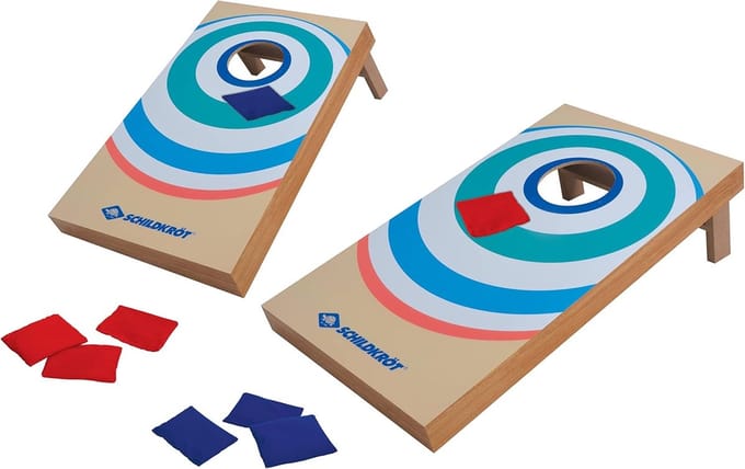 Cornhole Werpspel Set met 2 Houten Boards en 8 Zandzakken - FSC Gecertificeerd