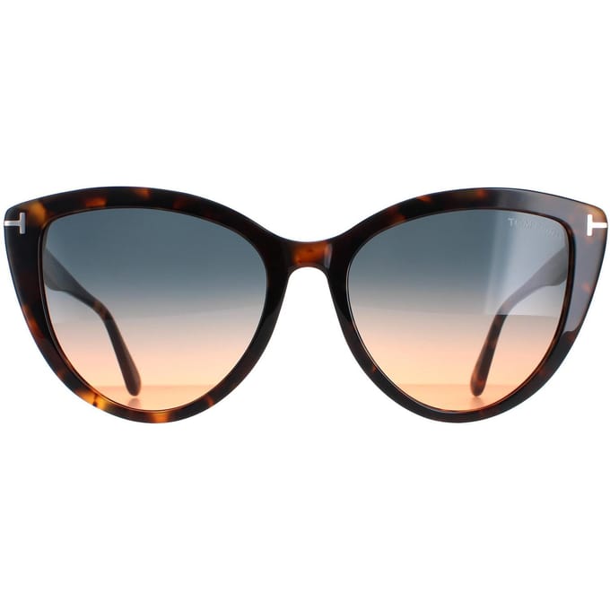 Tom Ford FT0915 Isabella 55P gekleurde havannagroene zonnebril met kleurverloop