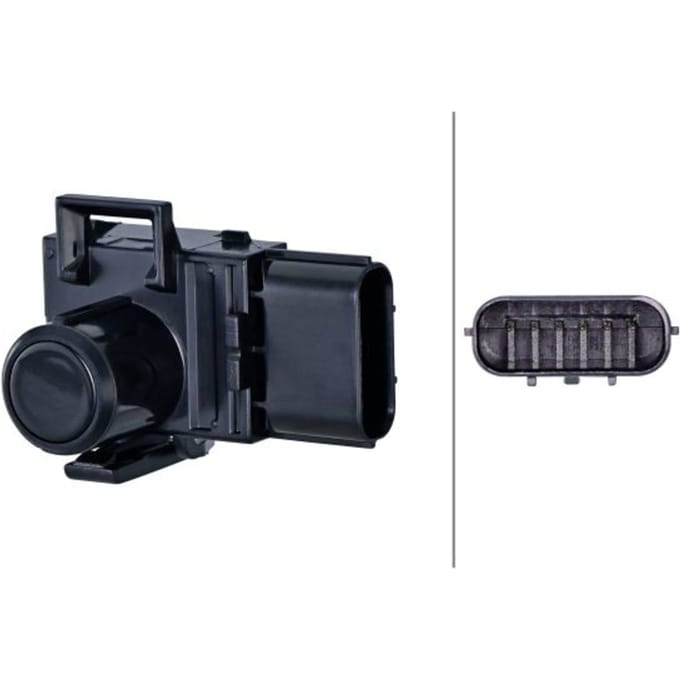 Sensor, achteruitrijhulp HELLA 6PX358 141-951