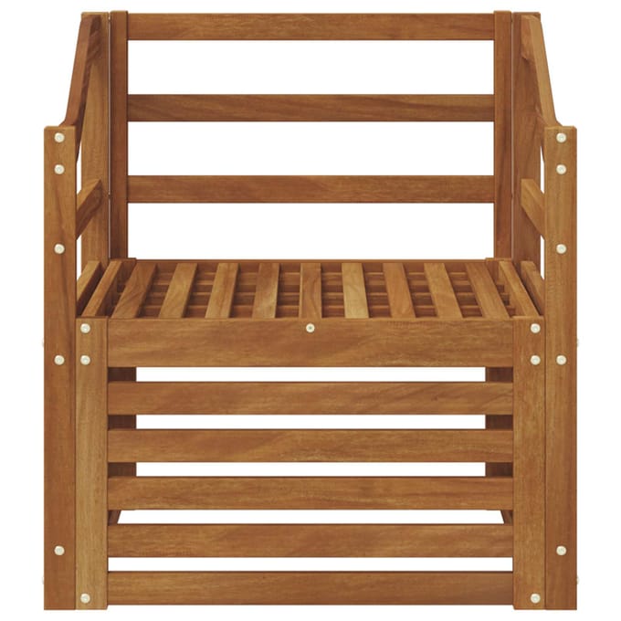 vidaXL - Buiten - bank - set - Massief - Acacia - Hout