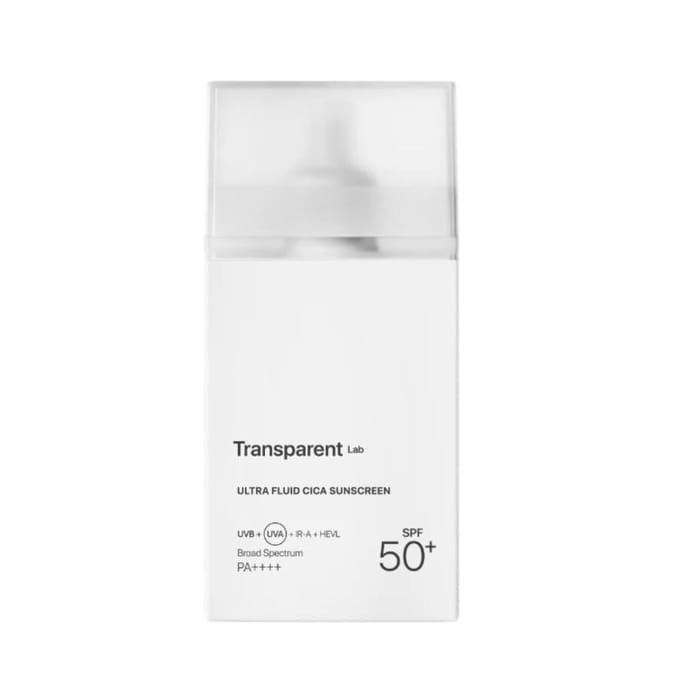 Transparent Lab Oil Control Ultra Fluid Cica Sunscreen SPF50+ PA++++ 100 ml - fluide solaire léger