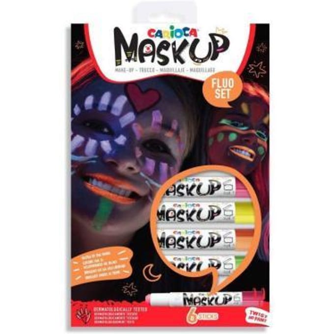 Carioca Mask Up 6 maquillagestiften Fluo Colors