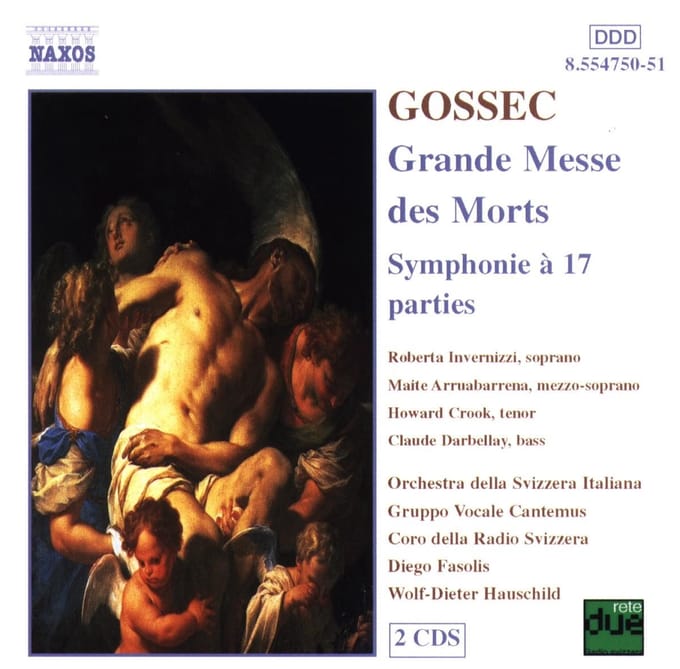 Gruppo Vocale Cantemus - Gossec: Grande Messe Des Morts (2 CD)