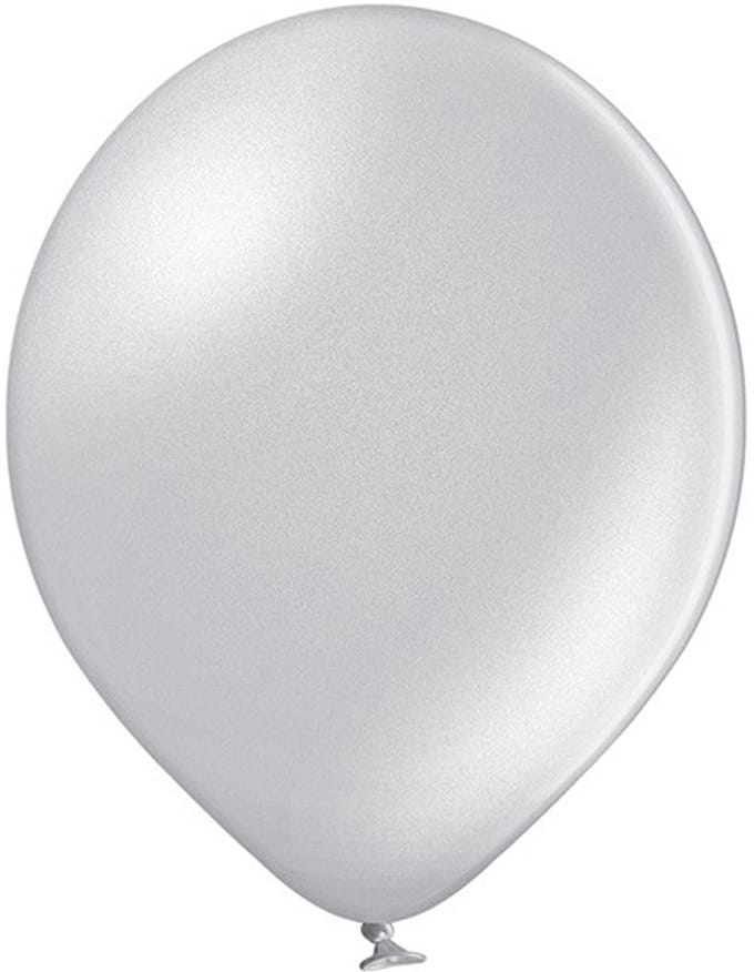 Standaard Ballonnen (30cm) - 061 Metallic Zilver - 100 stuks