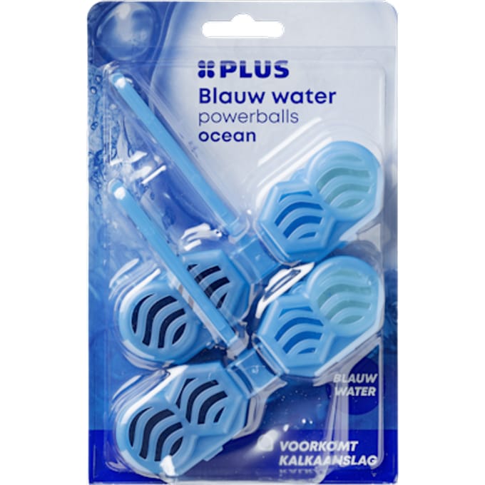 Powerball toiletblok blauw water