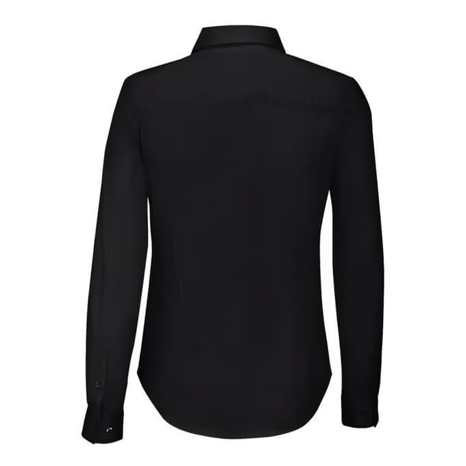 SOLS Dames/Dames Blake Stretch Shirt Met Lange Mouwen (Zwart)