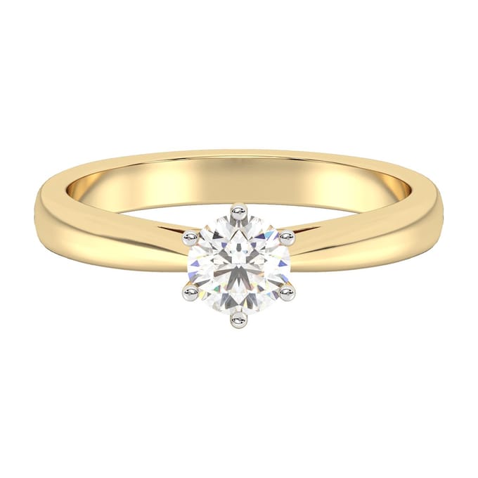 Diam Addict Ring 585 Gelbgold mit im Labor gezüchtetem Diamanten