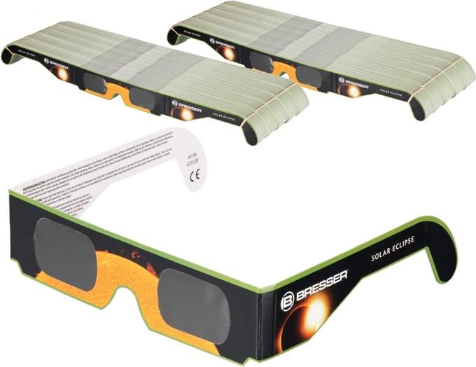 Bresser Eclipsbril - 500 stuks - Zonsverduistering - Zonwaarnemingen - Veilig