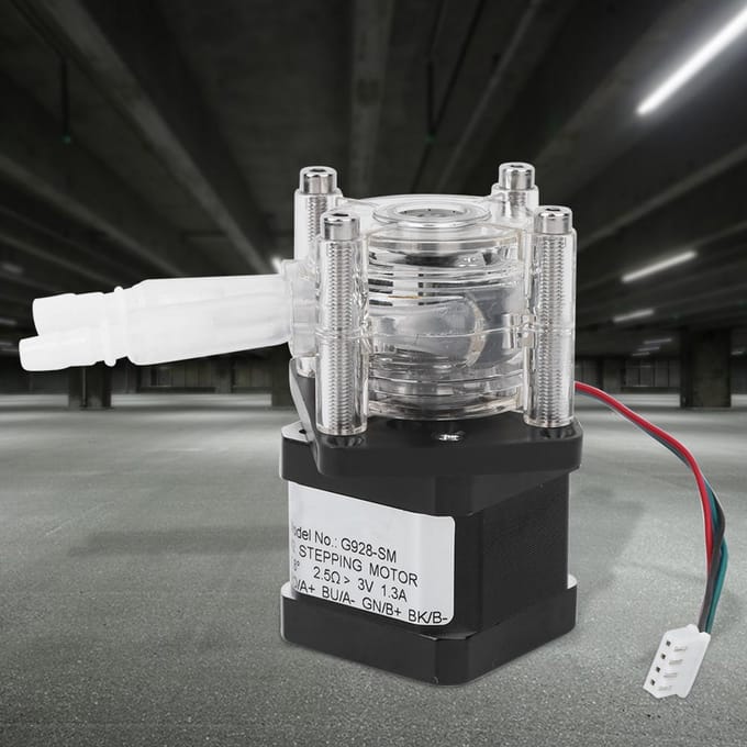 Pompe péristaltique à installation rapide, moteur pas à pas anticorrosion à grand débit white