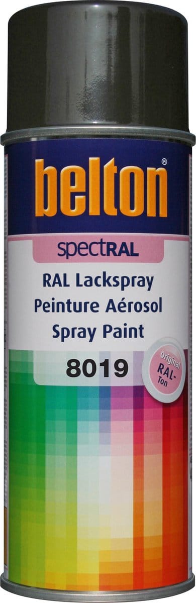 Spuitbus RAL 8019 Grijsbruin 400ml