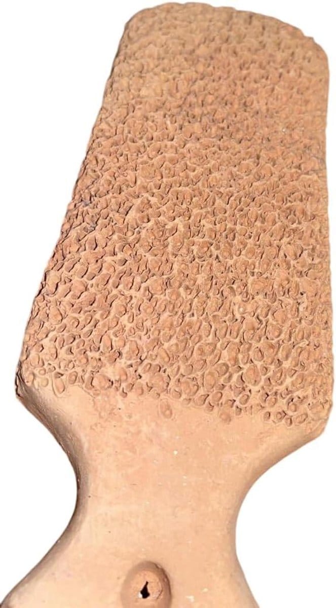 Pumice Stone - Peeling Stone - Foot Care - Natural Exfoliation - Rectangular - Terracotta