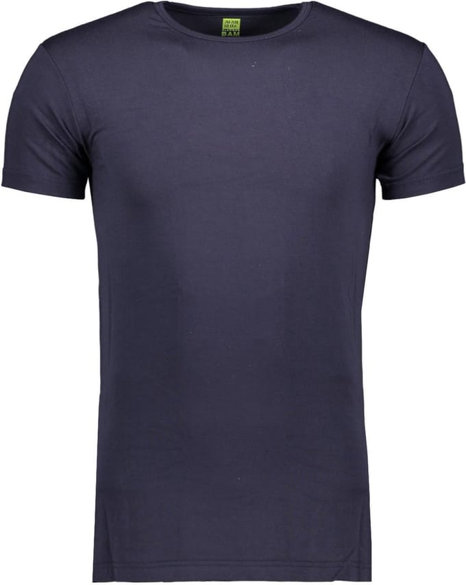ALAN RED T-shirt Bilbao bamboo (1-pack) - O-hals stretch - blauw