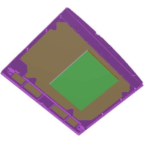 AEG bovenblad, set, 596.5x441.8mm 1366510772