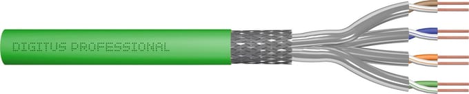 CAT8.2 sFTP kabel op rol 500 meter vaste kern koper