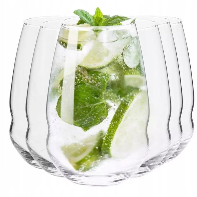 Krosno INEL glazuren 6x 500ml - moderne drankglazuren