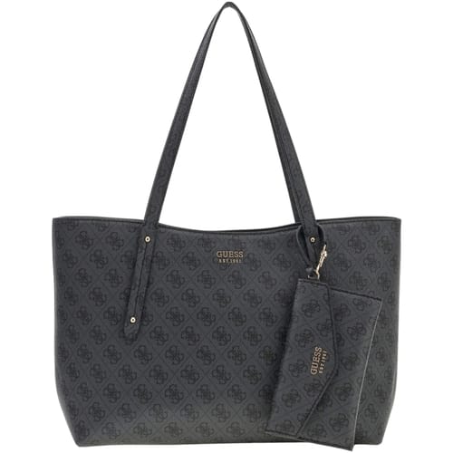 Guess Brenton Top Zip Tote - Shopper 36 cm (coal logo)